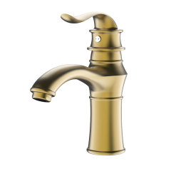 M12002 Vintage Vessel Faucet: Ornate Layered Design with Multi-Finish Elegance