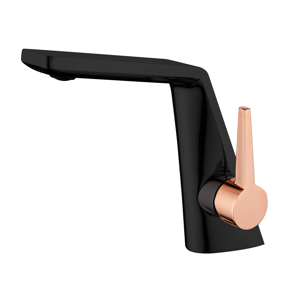 M21002 Single-Handle Faucet: Angular Modern Design with Multi-Finish Versatility