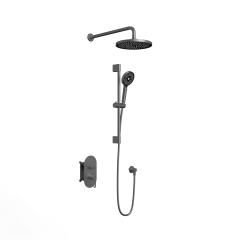 M-003A Wall-Mounted Shower System: Modern Multi-Function Design with Multi-Finish Options