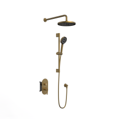 M-003A Wall-Mounted Shower System: Modern Multi-Function Design with Multi-Finish Options