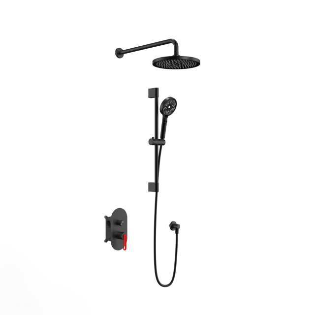 M-003A Wall-Mounted Shower System: Modern Multi-Function Design with Multi-Finish Options