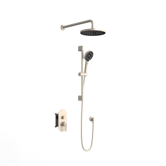 M-003A Wall-Mounted Shower System: Modern Multi-Function Design with Multi-Finish Options