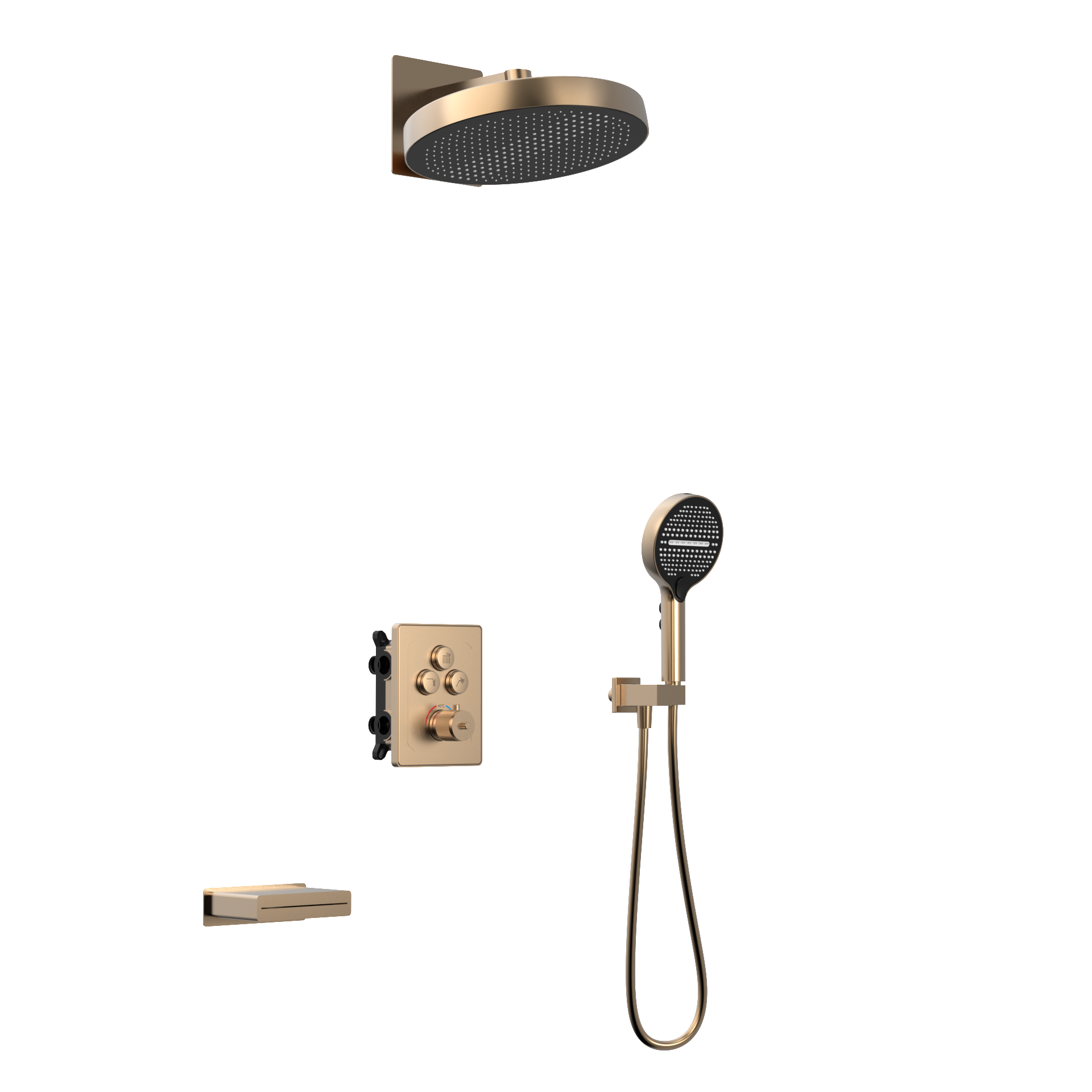M-0099 Smart Multi-Function Shower System: Modern Design with Customizable Bathing Experience