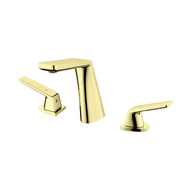M21009 Three-Component Faucet: Sculpted Design with Multi-Finish Options for Customized Style