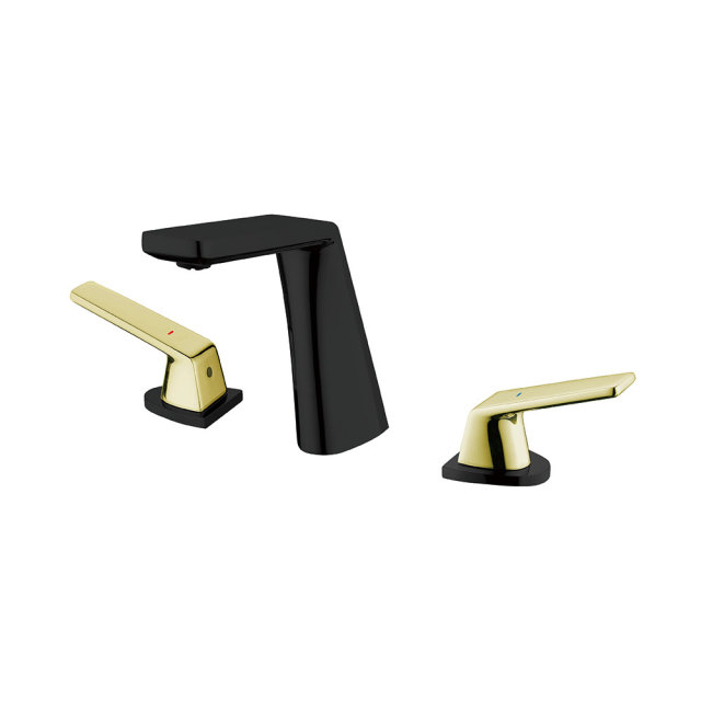 M21009 Three-Component Faucet: Sculpted Design with Multi-Finish Options for Customized Style