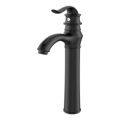 M12003 Vintage Tall Vessel Faucet: Ornate Design with Multi-Finish Charm
