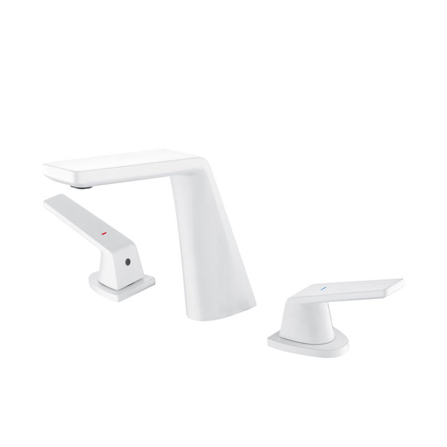 M21009 Three-Component Faucet: Sculpted Design with Multi-Finish Options for Customized Style