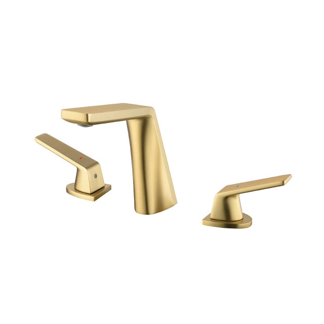M21009 Three-Component Faucet: Sculpted Design with Multi-Finish Options for Customized Style