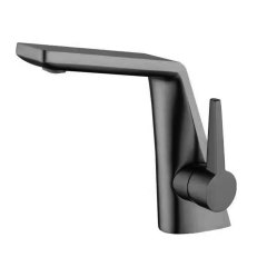 M21002 Single-Handle Faucet: Angular Modern Design with Multi-Finish Versatility