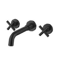 YL-103 Three-Component Wall-Mounted Faucet: Cross-Handle Design for Timeless Charm