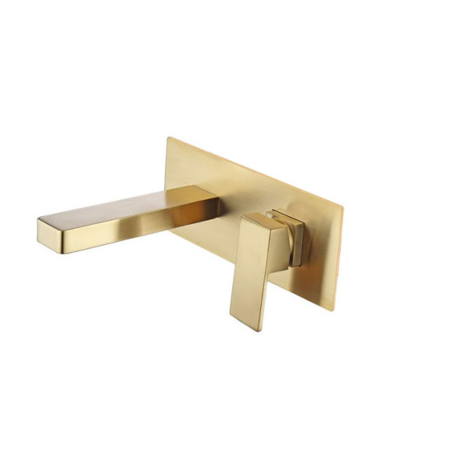 YL-109 Wall-Mounted Faucet: Sharp Geometric Design for Modern Elegance
