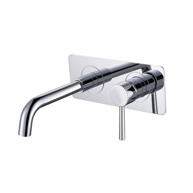 YL-108 Wall-Mounted Faucet: Sleek Curved Design for Timeless Elegance