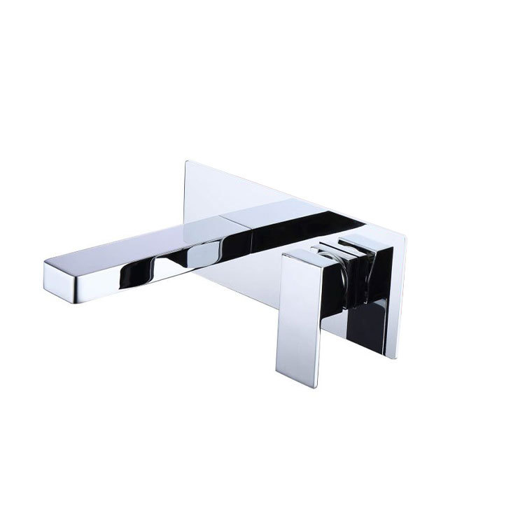 YL-109 Wall-Mounted Faucet: Sharp Geometric Design for Modern Elegance