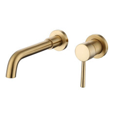 YL-101 Split Wall-Mounted Faucet: Circular Handle Design for Modern Minimalism