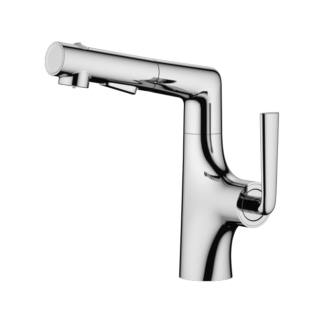 M0062 Pull-Out Kitchen Faucet: Multi-Color Design for Stylish & Flexible Kitchen Use