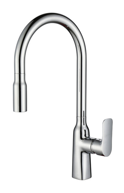 YH-W031 High-Arc Kitchen Faucet: Polished Design for Effortless Kitchen Tasks