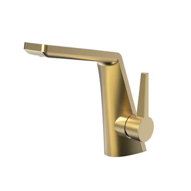M21002 Single-Handle Faucet: Angular Modern Design with Multi-Finish Versatility