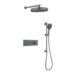 FJ - 9A8031 - 5 Wall - Mounted Shower System: Round Design for a Luxurious and Versatile Bathroom Experience