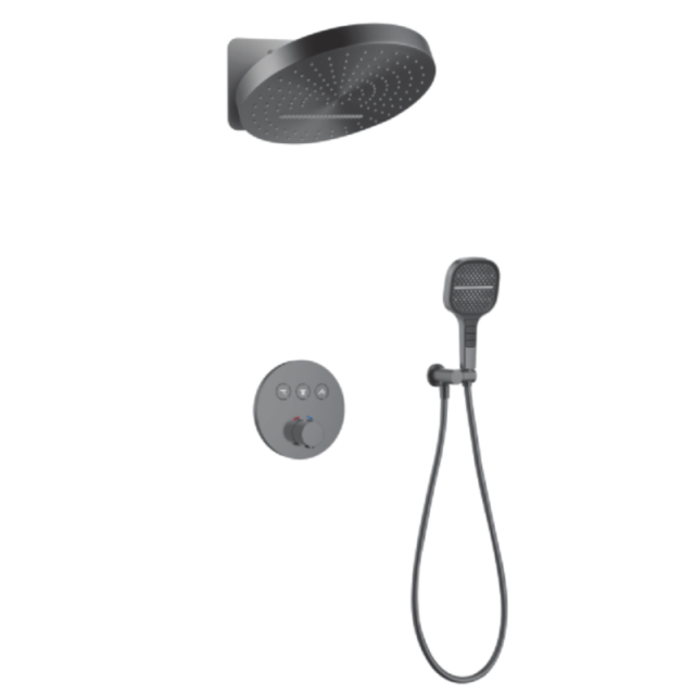 9A8030-6 Wall - Mounted Shower System: Round Design for a Luxurious and Personalized Shower Experience