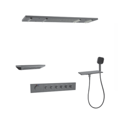 FJ-9A8036-7 Ceiling - Mounted Shower System: Smart Luxury for a Spa - Like Bathroom Retreat