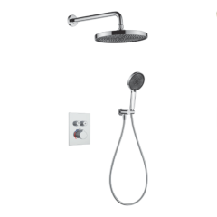 FJ-9A2063-1 Wall - Mounted Shower System: Round Design for a Luxurious and Intuitive Bathroom Experience