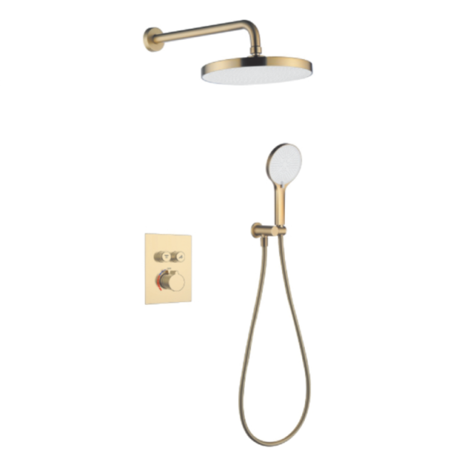 FJ-9A2063-1 Wall - Mounted Shower System: Round Design for a Luxurious and Intuitive Bathroom Experience
