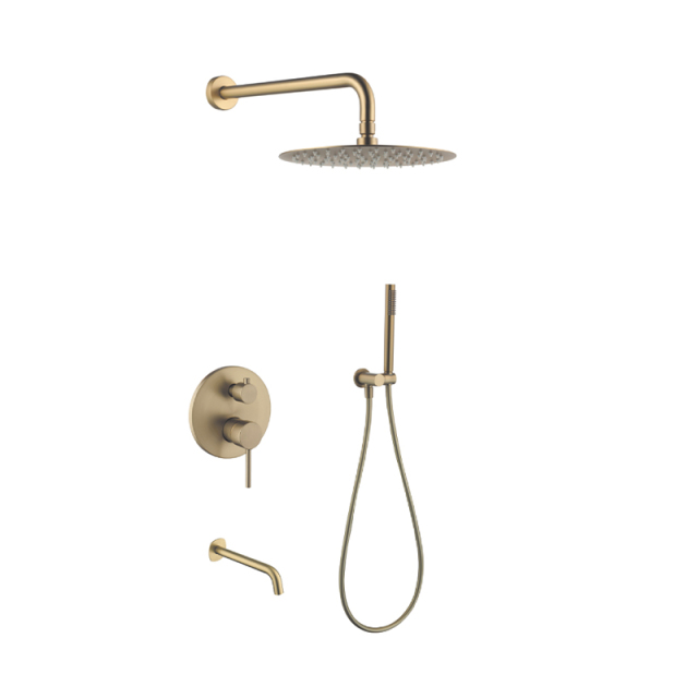 FJ-9A3003 Wall - Mounted Shower System: Dual Design Aesthetics for Versatile Bathroom Luxury