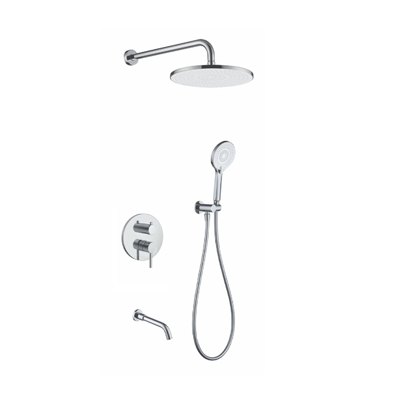 FJ-9A3019-3 Wall - Mounted Shower System: Round Design for a Complete Bathroom Luxury Article
