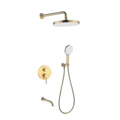 FJ-9A3019-3 Wall - Mounted Shower System: Round Design for a Complete Bathroom Luxury Article