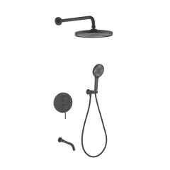 FJ-9A3019-3 Wall - Mounted Shower System: Round Design for a Complete Bathroom Luxury Article
