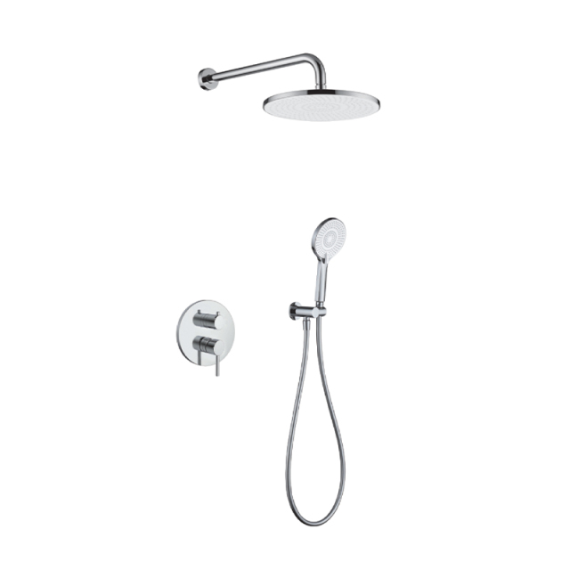 FJ-9A3019-4 Wall - Mounted Shower System: Round Design for a Versatile Bathroom Experience