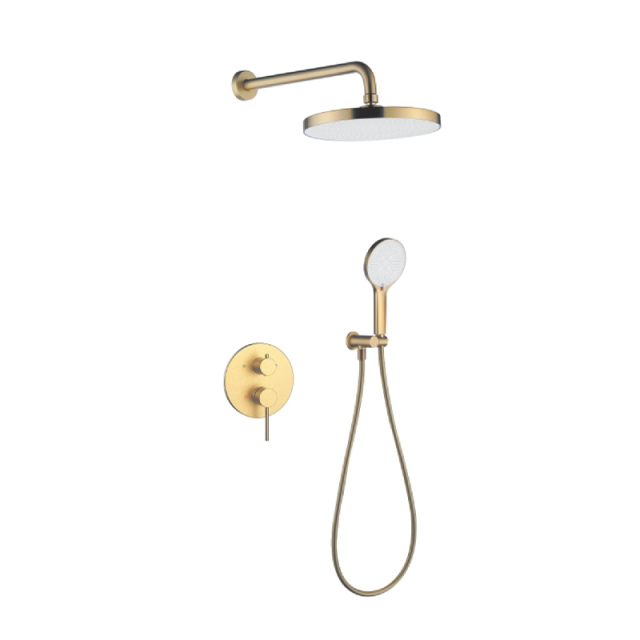 FJ-9A3019-4 Wall - Mounted Shower System: Round Design for a Versatile Bathroom Experience