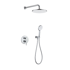 FJ-9A3019-6 Wall - Mounted Shower System: Round Design for a Timeless Bathroom Luxury Article