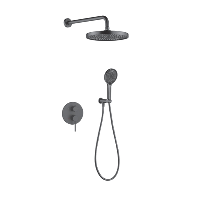 FJ-9A3019-6 Wall - Mounted Shower System: Round Design for a Timeless Bathroom Luxury Article