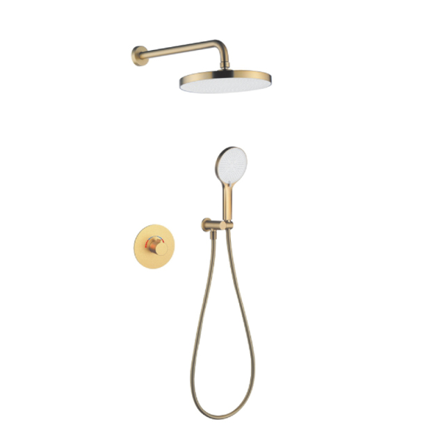 FJ-9A3019-9 Wall - Mounted Shower System: Round Design for a Refined Bathroom Elegance