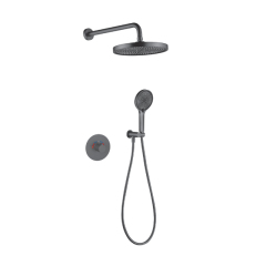 FJ-9A3019-9 Wall - Mounted Shower System: Round Design for a Refined Bathroom Elegance