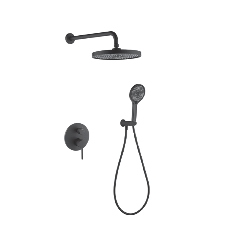 FJ-9A3019-11 Wall - Mounted Shower System: Round Design for a Classic Bathroom Elegance