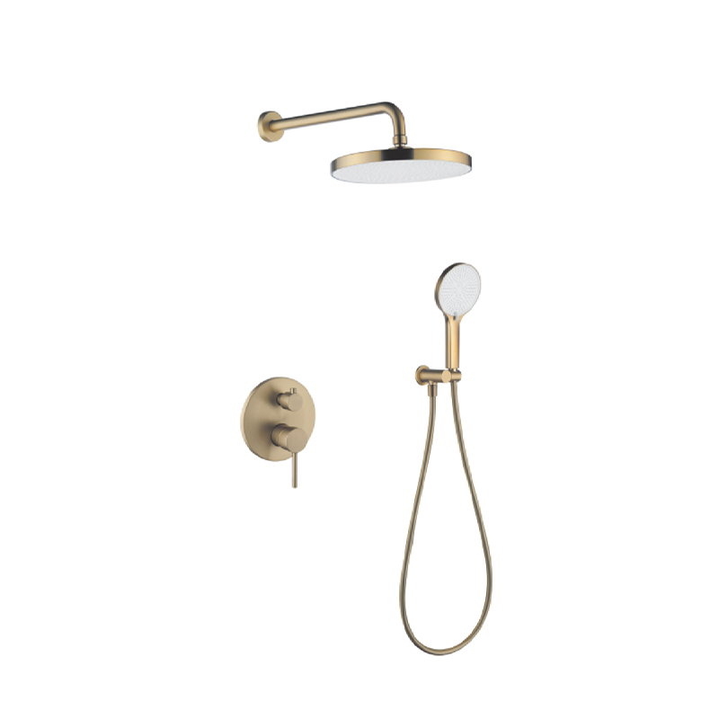 FJ-9A3019-11 Wall - Mounted Shower System: Round Design for a Classic Bathroom Elegance