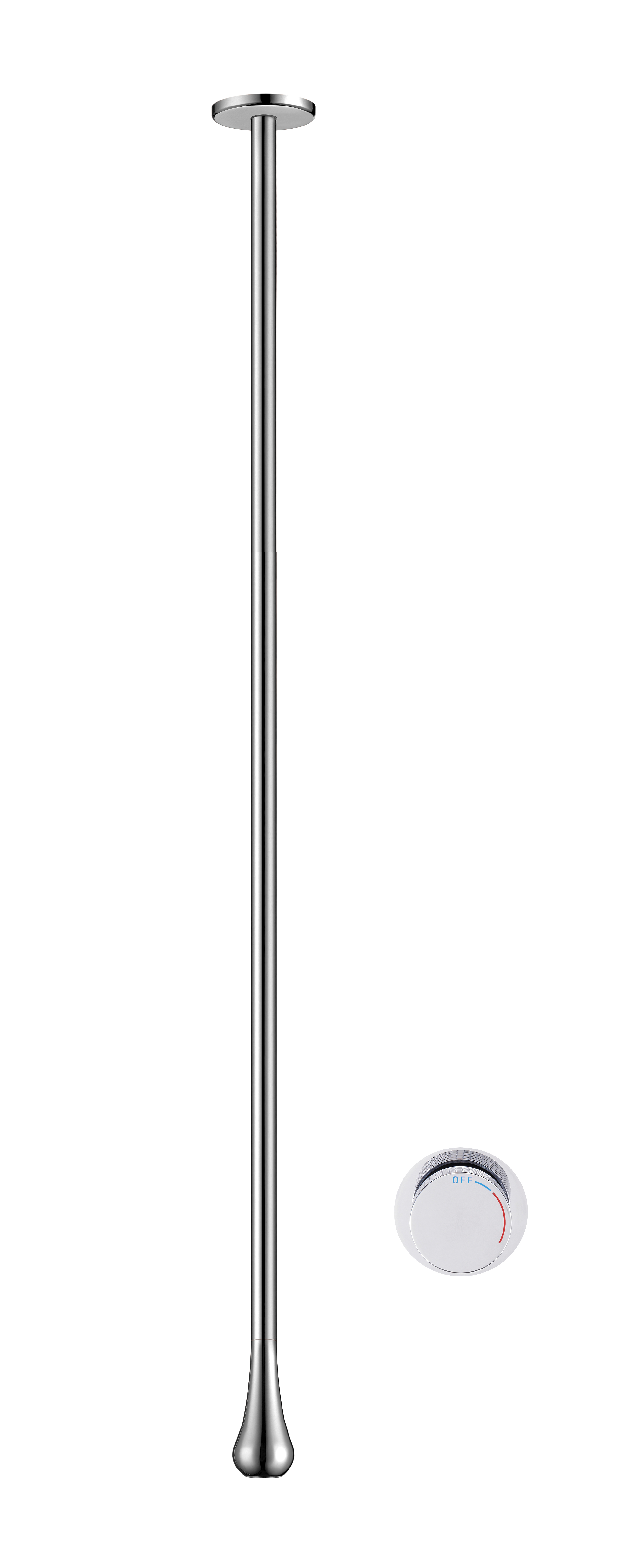 YOLO TX - T9007Z - 3 Ceiling - Mounted Tub Filler: Modern Elegance for Your Bath Space