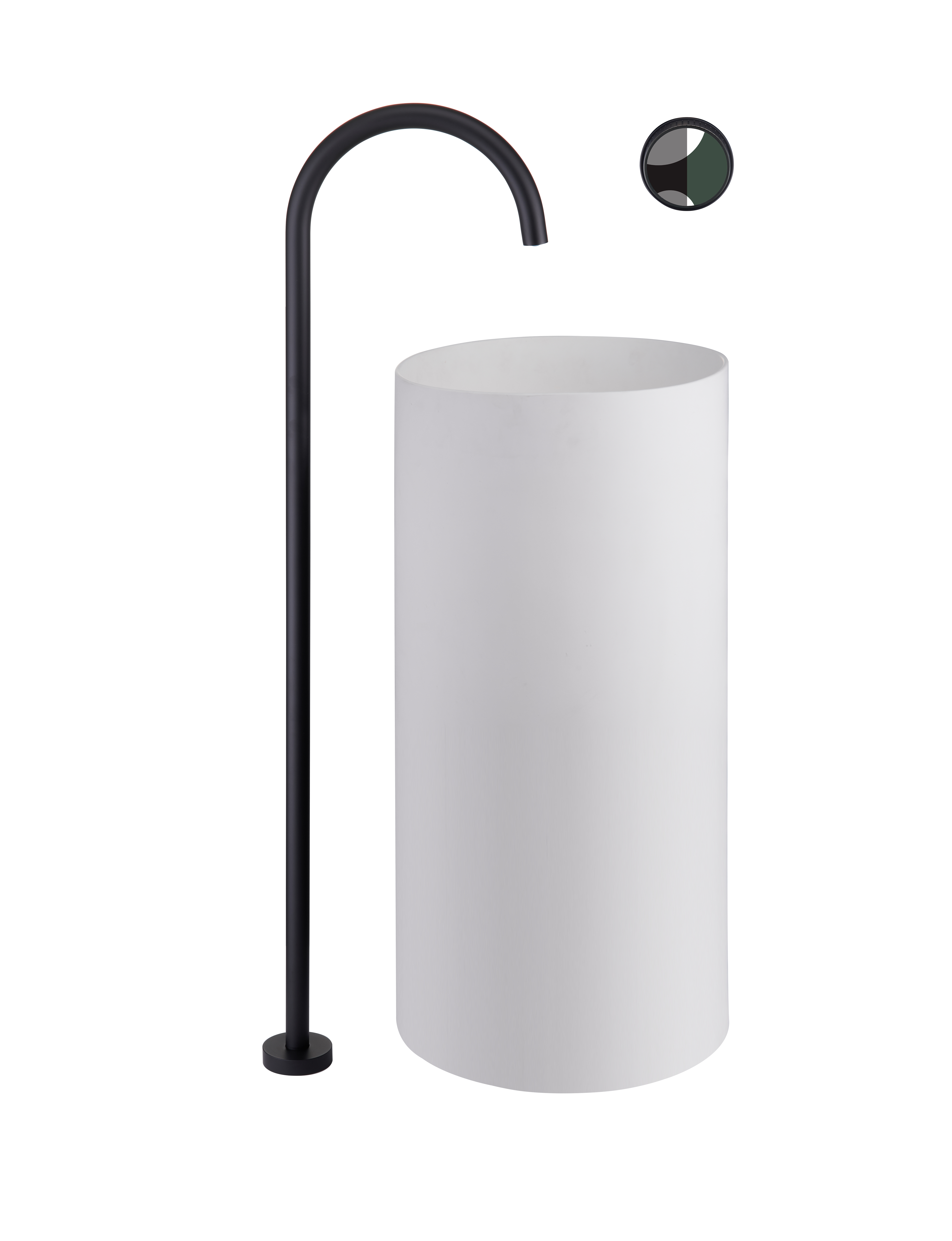 TX-T8007-9 - N Freestanding Bathroom Faucet: Elevate Your Space with Modern Elegance
