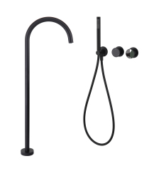 YOLO TX - T8007 - 9 - M Freestanding Tub Faucet with Handheld Shower: Blend of Style and Function for Your Bath