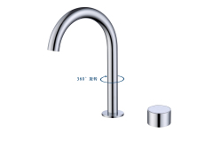 YOLO TX - 6500F Single - Handle Bathroom Faucet with 360° Rotating Spout - Elevate Your Vanity with Style and Functionality