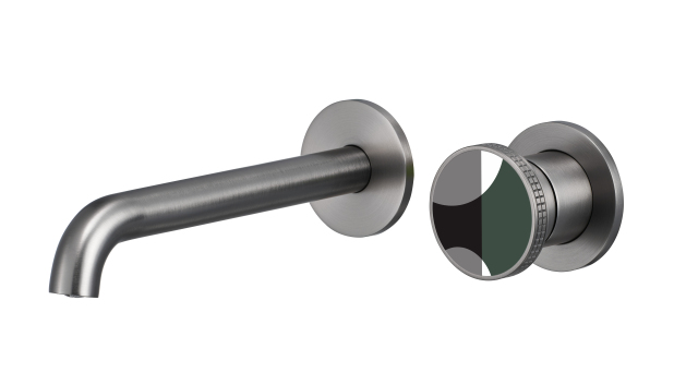 YOLO Round 2-hole wall mounted faucet | Rotating water faucet, all-copper spout TX-T9007S