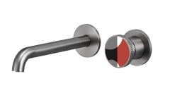 YOLO Round 2-hole wall mounted faucet | Rotating water faucet, all-copper spout TX-T9007S