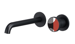 YOLO Round 2-hole wall mounted faucet | Rotating water faucet, all-copper spout TX-T9007S