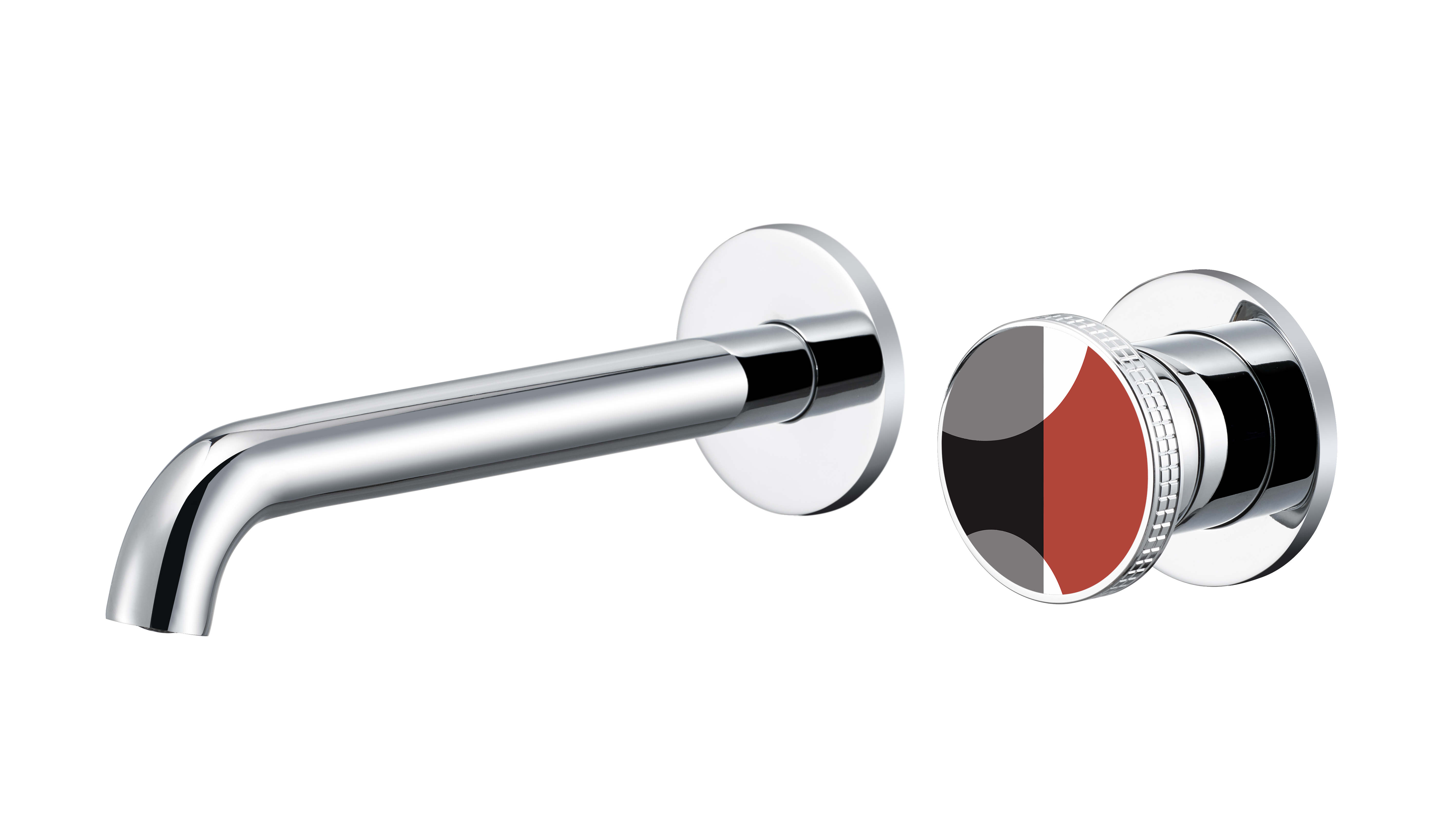 YOLO Round 2-hole wall mounted faucet | Rotating water faucet, all-copper spout TX-T9007S