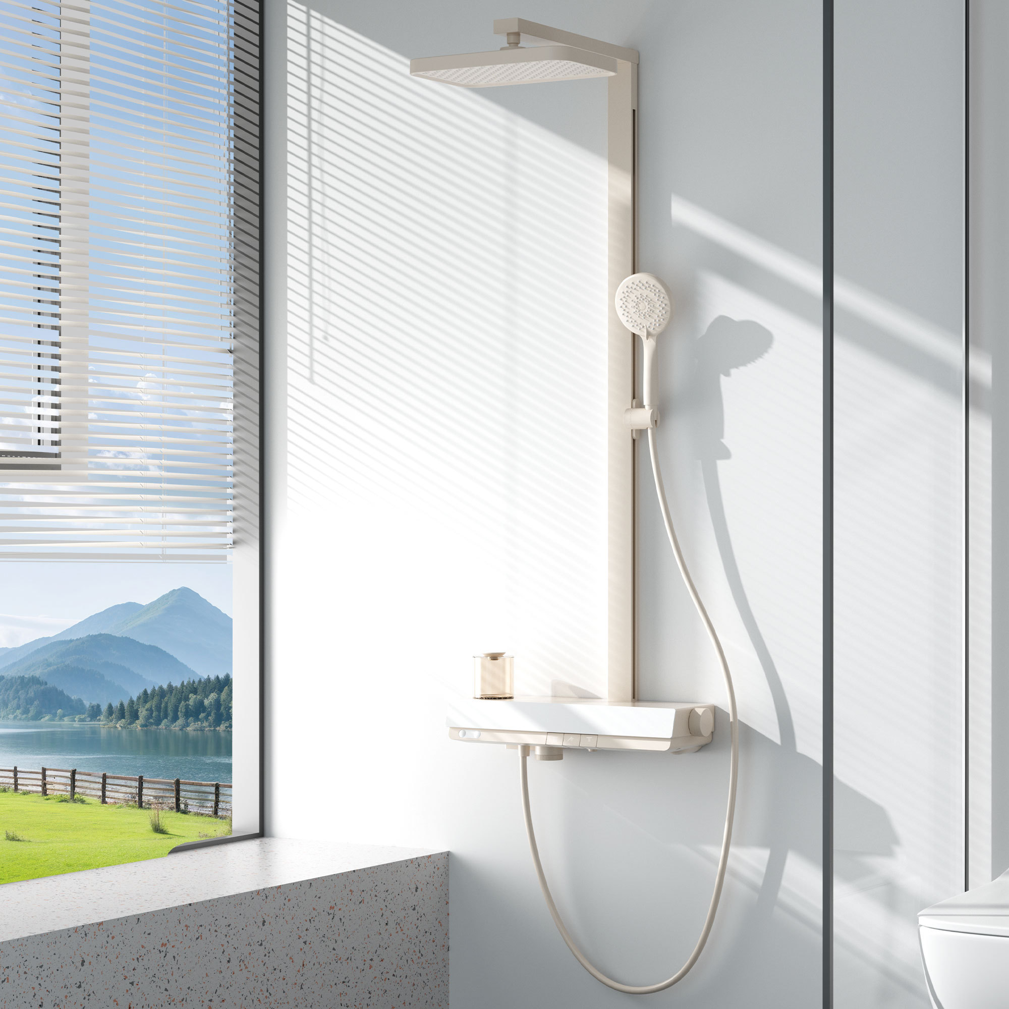 Yolo M-0135 Bubble Shower: Effortless Foam & Water Control for Luxurious Baths