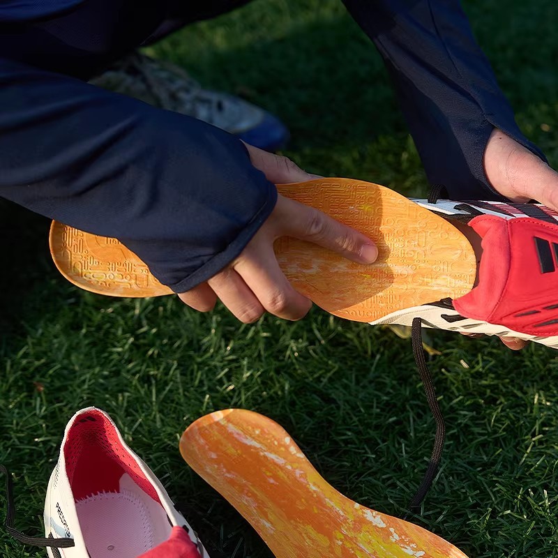 OUPOWE 4C Carbon Fiber Sneaker Insole Shock-absorbing Anti-slip High-elastic professional sports torsion wear resistance