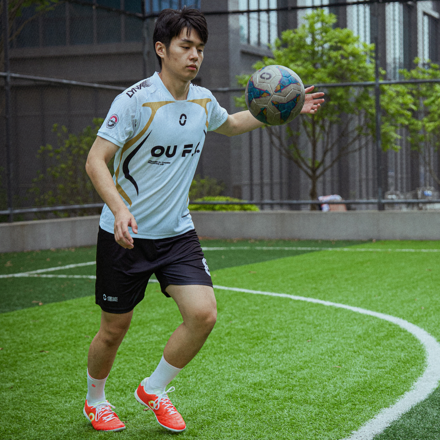 OUMARK III K-LEATHER Soccer Boots with Studs
