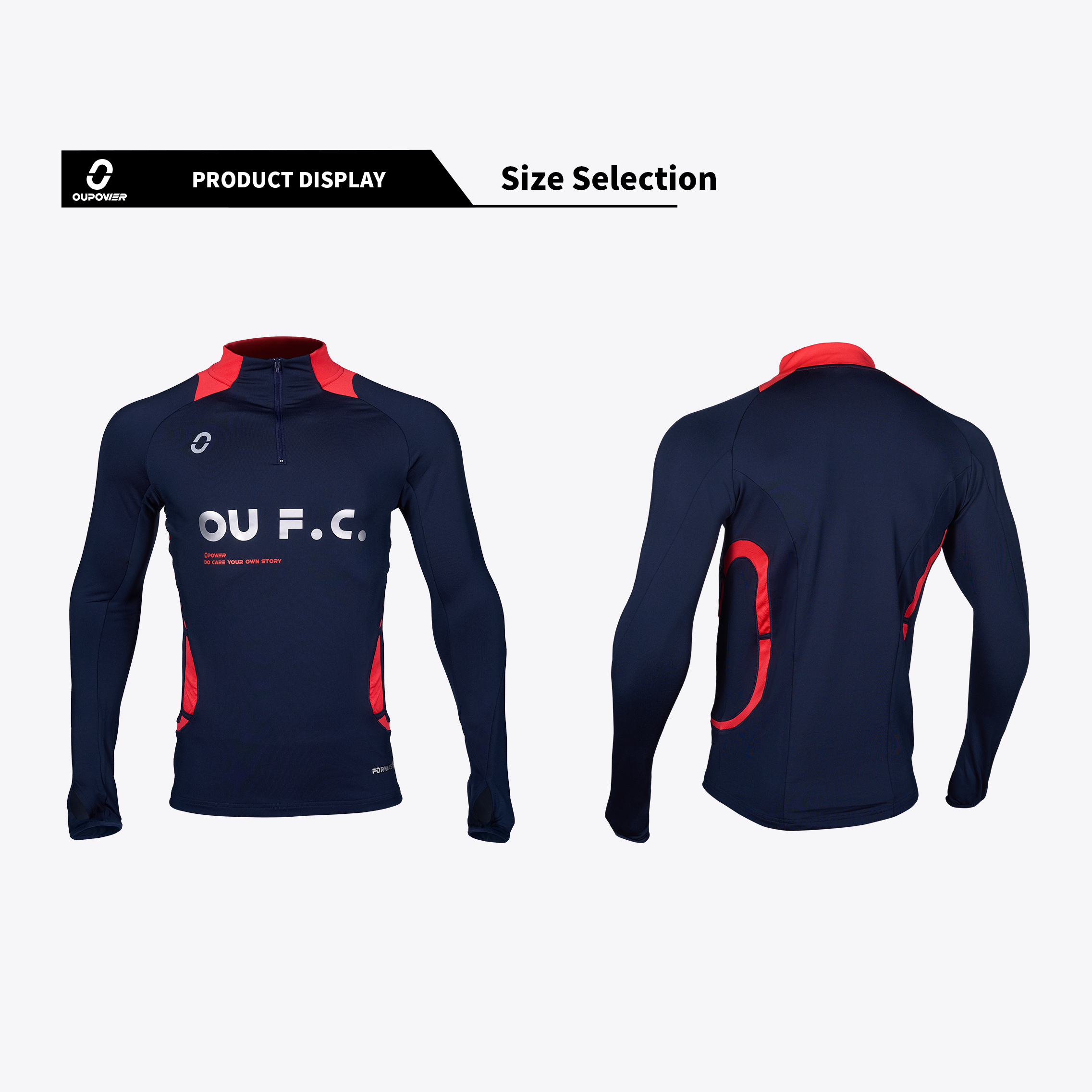 FORMASTER 25.1 Half-Zip Long Sleeve Training Top